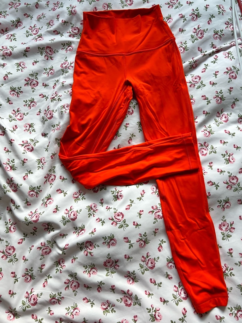 Lululemon 25” align leggings solar orange size 2